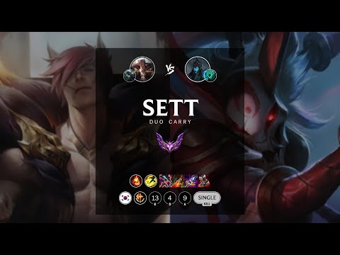 Sett ADC vs Kalista - KR Master Patch 12.9