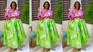 DIY Two Piece Set Tutorial | Crop Top & Pleated Skirt (Beginner Friendly)