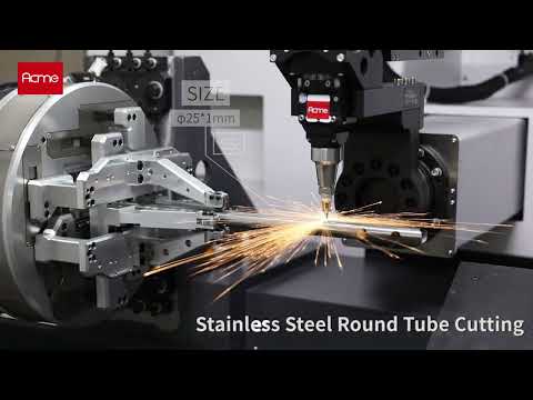 ACME LT-VF round stainless steel cutting #tubelasercuttingmachine