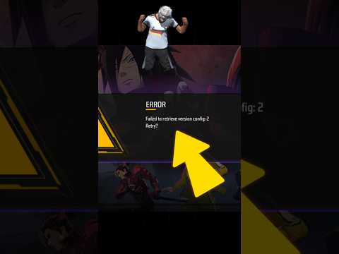 Failed To Retrieve Version Config 2 Retry -  Error  Solve 20 sec. #shorts