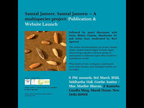 Samtal Jameer, Samtal Jameen - A multispecies project