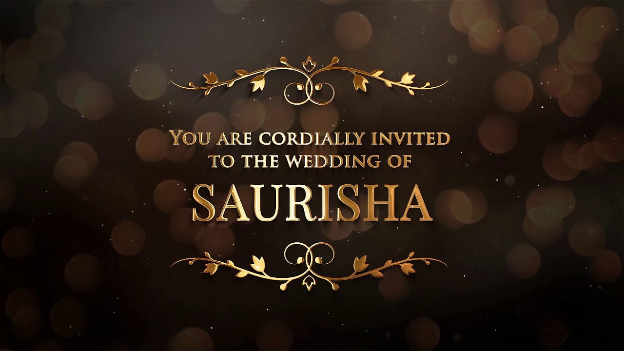 Modern Wedding Invite