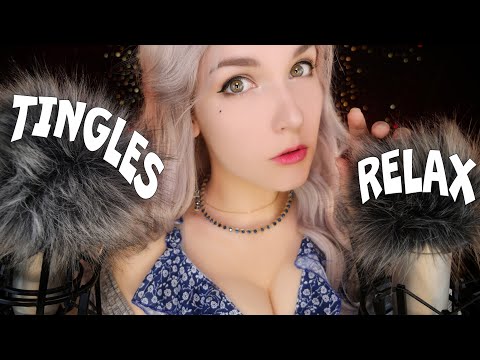 АСМР Шкряб+Плям+Шепот = РЕЛАКС и МУРАШКИ!😴✨ASMR Plyam+Whispers+Fluffy Mic=RELAX & TINGLES