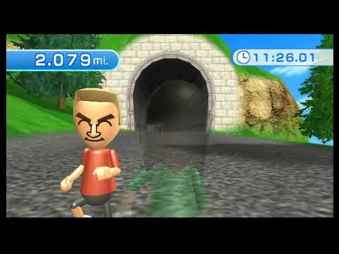 Wii Fit - Aerobics - Free Run (Duration 20 min.)
