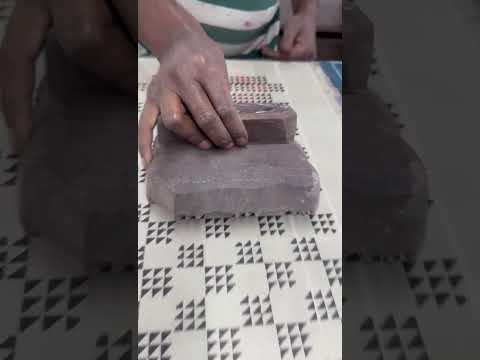 Araha London - Hand Block Printing Process of Scarves
