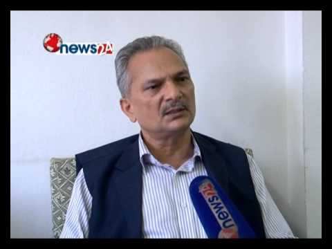 An exclusive interview with former PM Dr.Baburam Bhattrai by TV Journalist Sangam Baniya