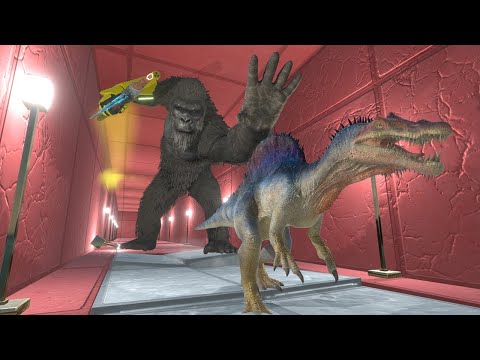 Tunnel of Death | Run Away from Angry Kong! - Animal Revolt Battle Simulator