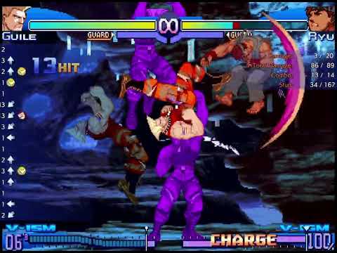 Guile V-ISM Combos [Street Fighter Alpha 3 Upper / CFC2]