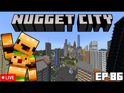 🔴 NUGGET CITY CHAOS - LIVE Minecraft episode 86!