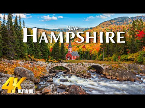 New Hampshire 4K - Cinematic Fall Foliage Tour Through Stunning Landscapes | Breathtaking Autumn