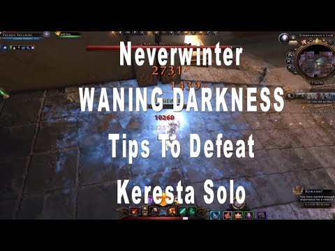 Neverwinter Mod 16 Undermountain darkness How To Defeat Keresta Delvingstone Solo Players