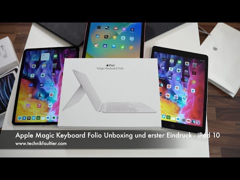 Apple Magic Keyboard Folio Unboxing und erster Eindruck - iPad 10