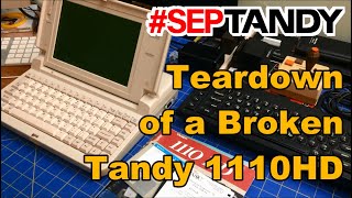 Tandy 1110HD Teardown: the Fort Knox of Laptops - #SepTandy