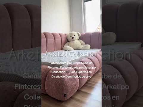 Cama Arketipo Textil, Modelo Europa Nube de Pinterest Personalizada por Arketipo Collection ™️.