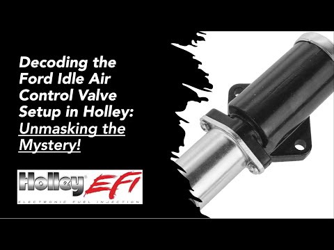 Setting up Fords PWM IAC in Holley EFI