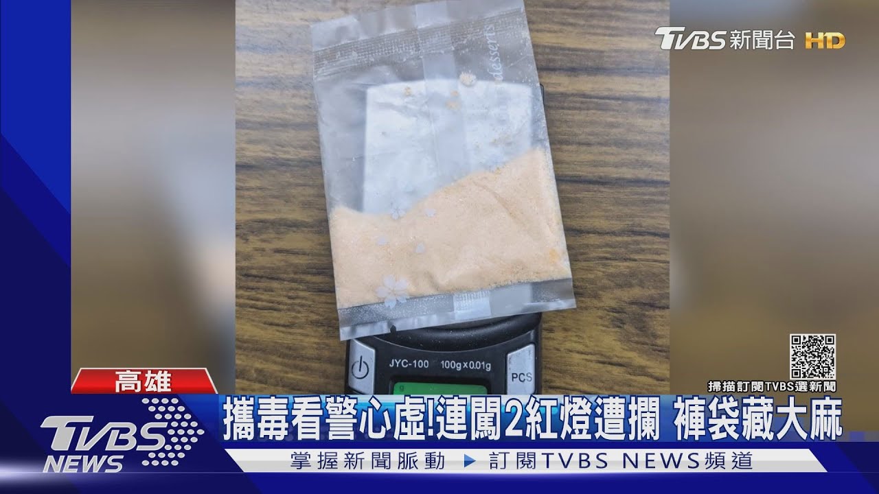 連闖2紅燈原來是心虛！遭警攔停查獲毒　失業男嚇到手抖