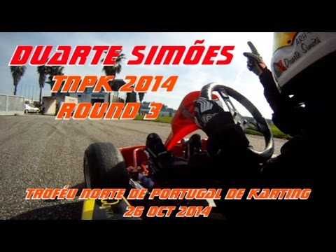 Piloto Duarte Simões TNPK3 2014 Troféu Norte de Portugal de Karting