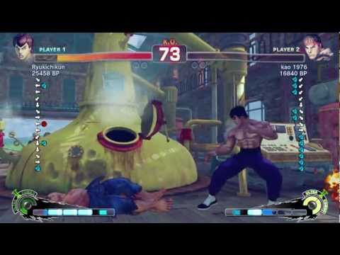 Ryukichikun [Fei] vs kao 1976 [Ryu] SSF4 Japanese Online Ranked Matches - Xbox Live