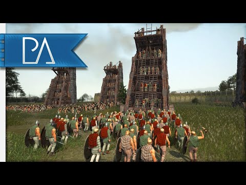 A BRUTAL Barbarian SIEGE With Instant And Constant ACTION - Total War: Rome 2
