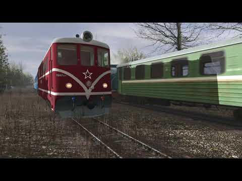 TRS19 Gameplay | ТУ3 Пассажир | Осень в Иннокентьево // TU3 Passenger | Autumn in Innokentyevo