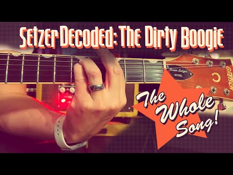 Setzer Decoded - The Dirty Boogie (How To Play)