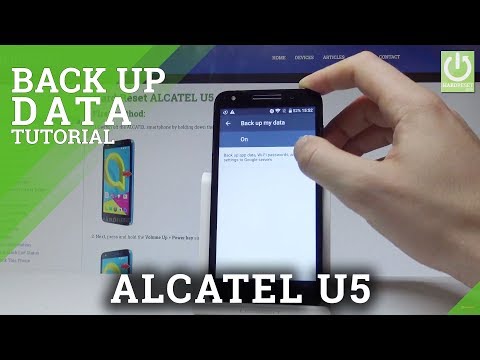 How to Back Up Data in ALCATEL U5 - Enable Google Backup