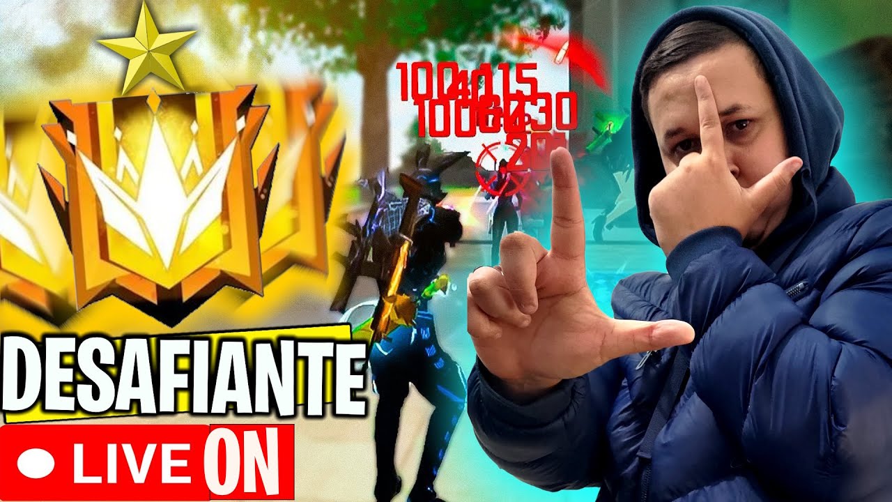 💙FF AO VIVO💙O MELHOR DA RANQUEADA ESTA DE VOLTA RUMO AO DESAFIANTE !! FREE FIRE MOBILE💙 #shorts