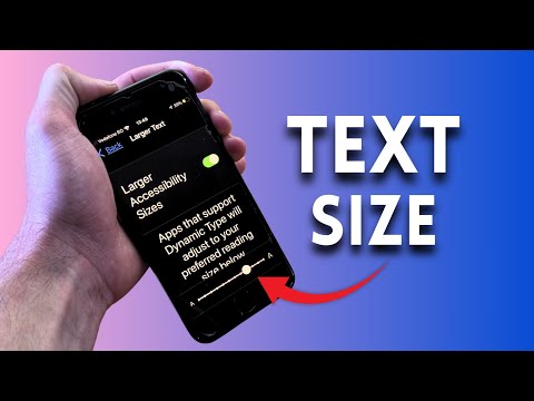 How To Change Font Size on iPhone 7 and ANY iPhone!