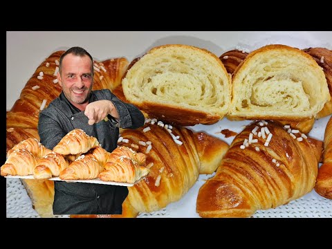 🥐CORNETTI ALL'ITALIANA 🇮🇹 -impasto e sfoglia fatta totalmente a mano in casa. Corso di pasticceria