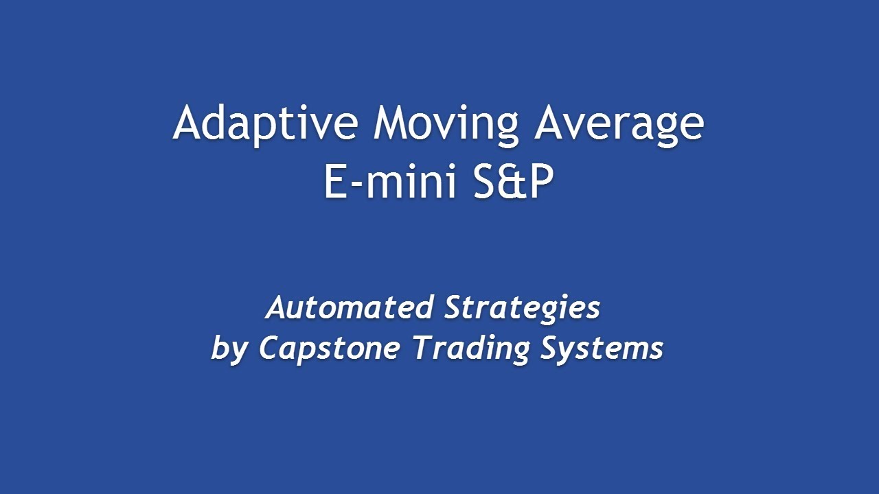 The Adaptive Moving Average Trading System