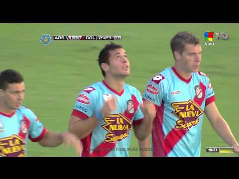 Gol de Caraglio. Arsenal 1 - Colón 0 | Torneo Final 2014 - Fecha 10