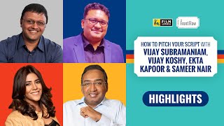 Ekta Kapoor, Sameer Nair, Vijay Subramaniam, Vijay Koshy | FC Front Row |Highlights |Film Companion video