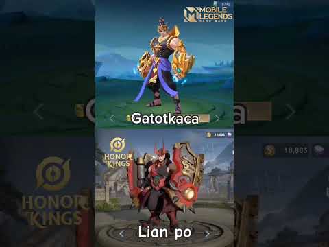 Gatotkaca (MLBB) vs Lian po (HOK) Skills Comparison 2023