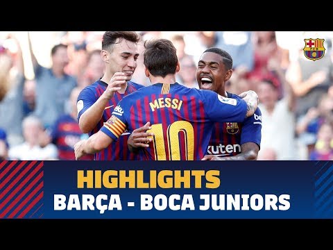 [HIGHLIGHTS] FC Barcelona – Boca Juniors  (3-0) Gamper Trophy