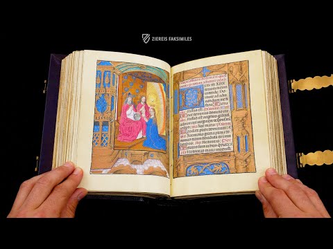 DAS STUNDENBUCH VON BORGIA-PAPST ALEXANDER VI. - Blättern im Faksimile (4k / UHD)