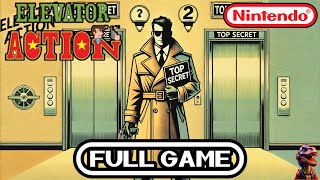 Elevator Action 1985 | NES Longplay | Classic Retro Gameplay | No Commentary