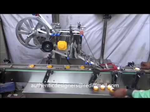 Automatic Horizontal Top Labelling Machine