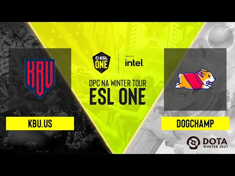 Dota2 - KBU.US vs. DogChamp - Game 1 - DPC NA Winter Tour - ESL One
