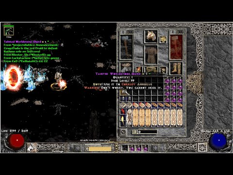 Project Diablo 2 (PD2) Season 4: Fury Druid Rathma Guide! Items/Skills/Inventory