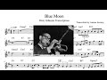 Blue Moon - Dizzy Gillespie Transcription