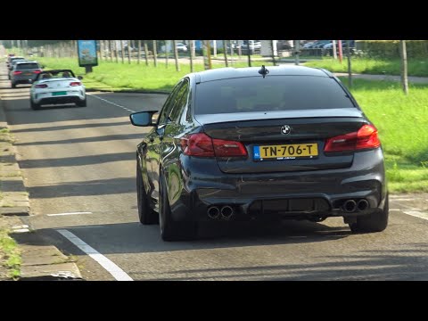 750HP Stage 2 BMW M5 F90 with Straight Pipe Akrapovic Exhaust - CRAZY Revs, Accelerations etc!!