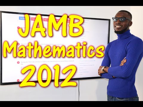 JAMB CBT Mathematics 2012 Past Questions 1 - 16