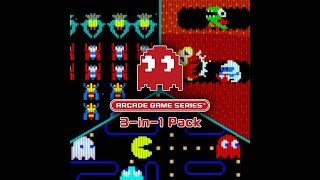 [ LIVE ] ARCADE GAME SERIES 3-in-1 - PAC-MAN , GALAGA E DIG DUG !