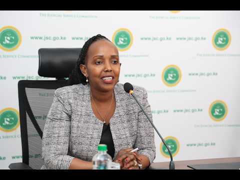 Hon. Njambi Leah Waigera interview for the position of Judge of the Environment and Land Court.