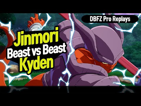 【DBFZ】 Kyden vs Jila, Fight of two tailed men 【DBFZ Pro Replays】