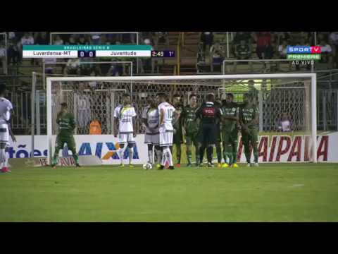 GOLAÇO DE MARCOS AURÉLIO! Luverdense 1X0 Juventude - Brasileirão Série B 2017