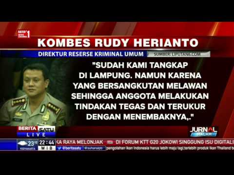 Polisi Tembak Mati Perampok yang Menembak Italia