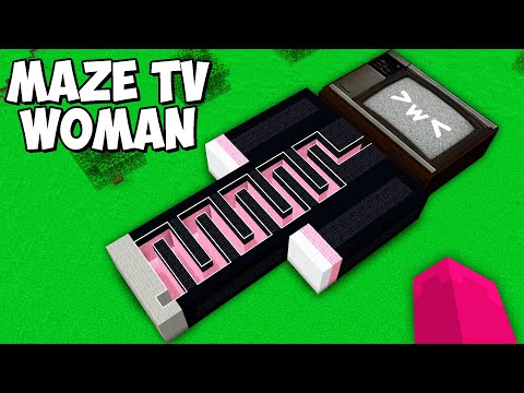 Exploring the Giant Woman's Secret Maze in Minecraft!