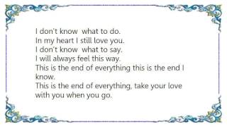 Chris Isaak - The End of Everything Lyrics