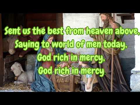 God rich in mercy, This world was lost and so undone, Just look at what sin has done,